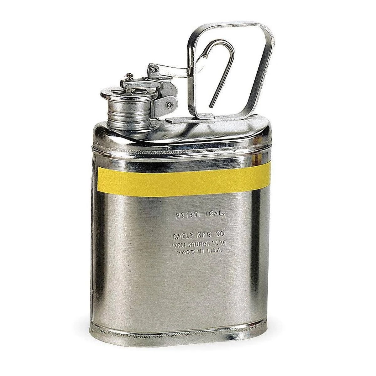 Eagle 1301 Stainless Steel Laboratory Safety Can, 1 4AGMZ5