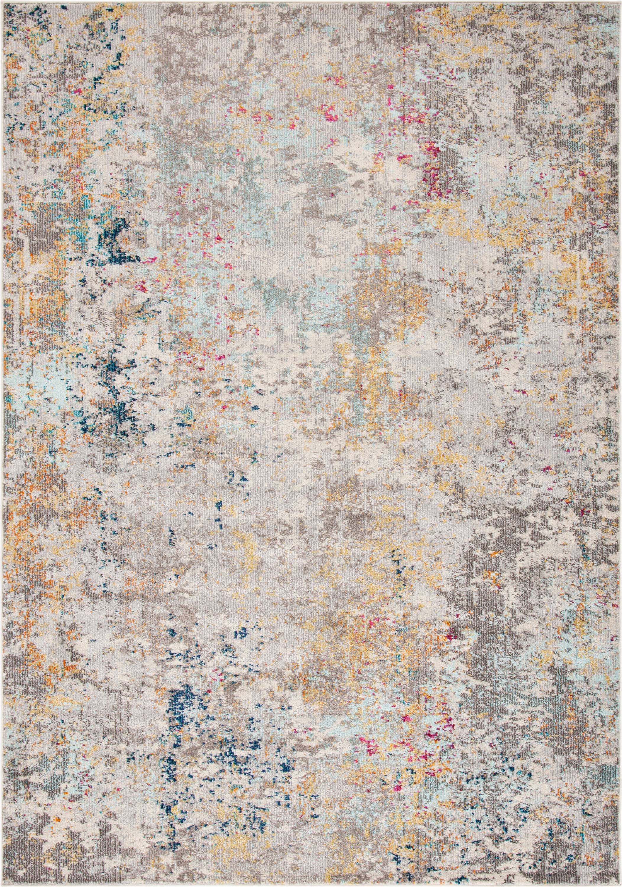 Safavieh Madison 400 Rug Collection MAD453F - Grey / Gold - 10' x 14'
