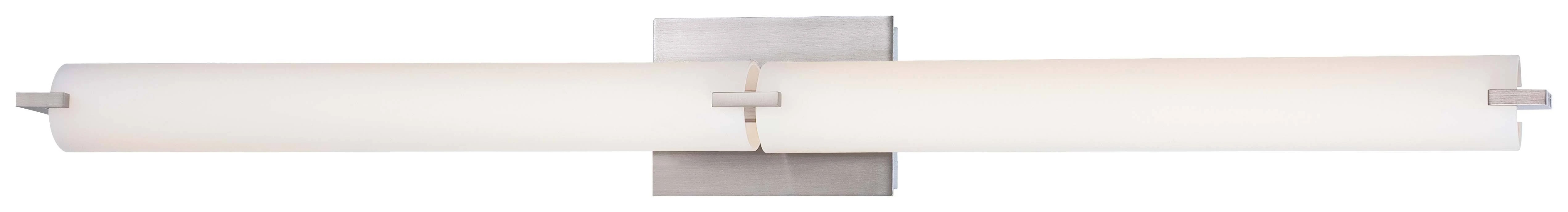 George Kovacs Tube LED Bath Light - Brushed Nickel - P5046-084-KFBRPT