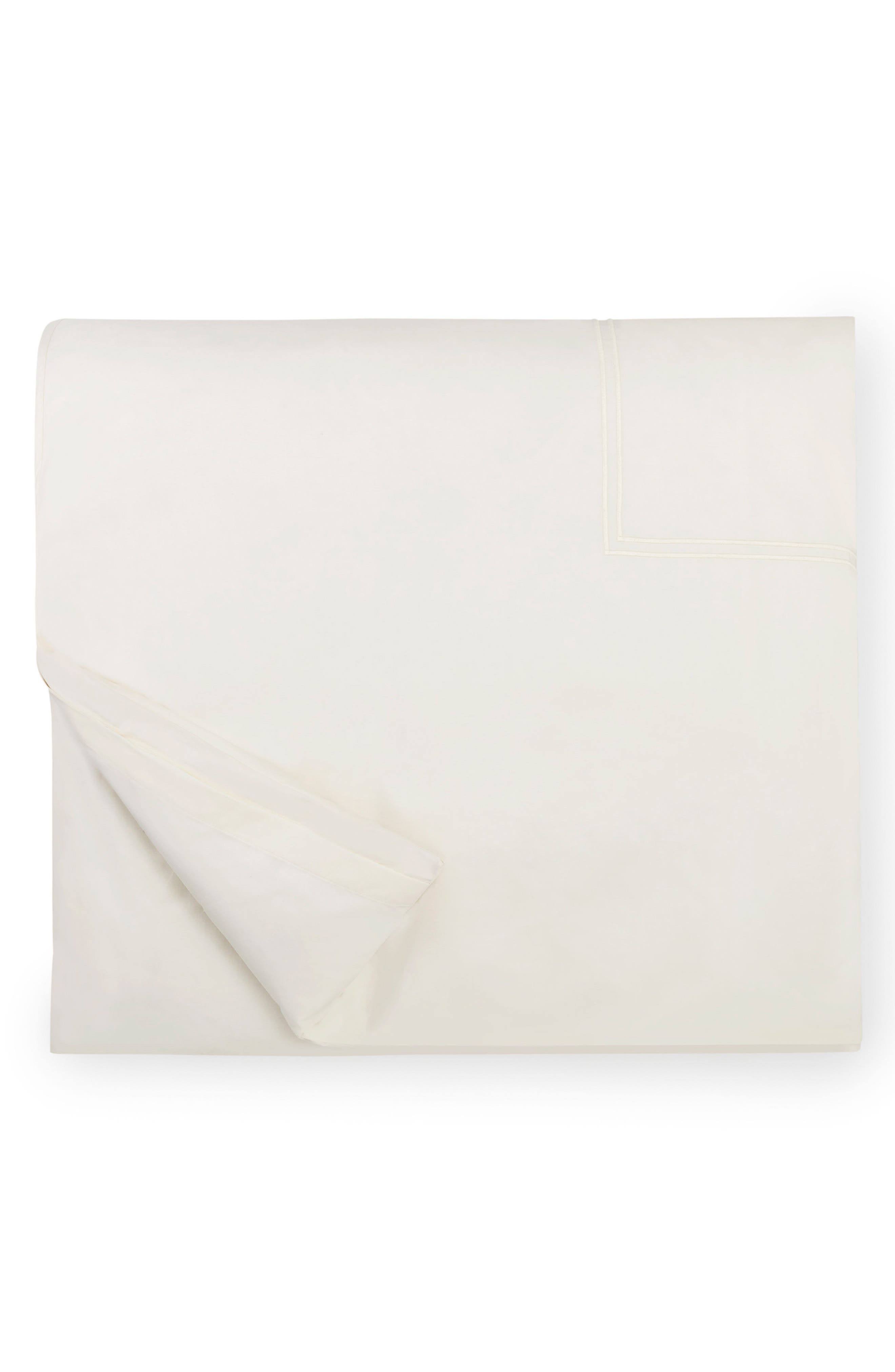 Sferra Grande Hotel Duvet COVER, Full/Queen / Ivory YQRSPS